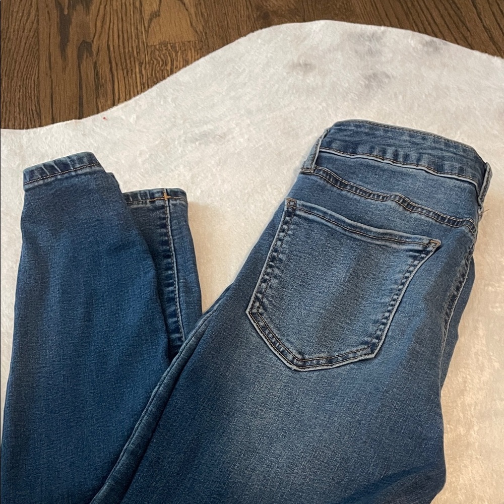 SO Women's Blue Skinny Jeans